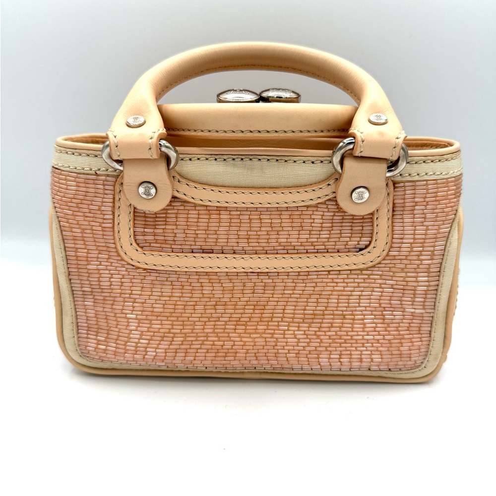 Celine Pink Beaded Micro Boogie Bag - Picture 1 of 16